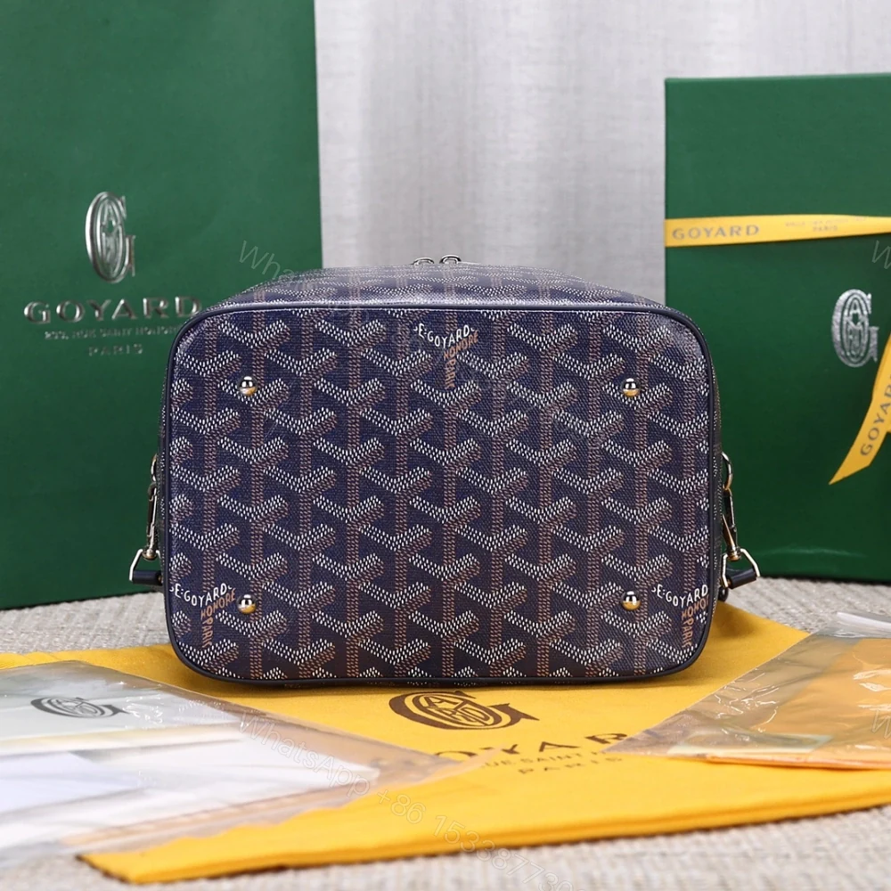 View 3 of 高仿Goyard*Muse系列MUSEVA2單價盒子包深藍免檢版