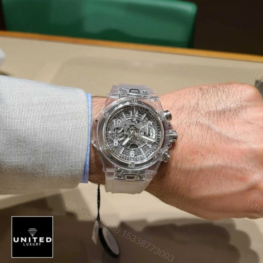 View 6 of Hublot Full Sapphire Replica