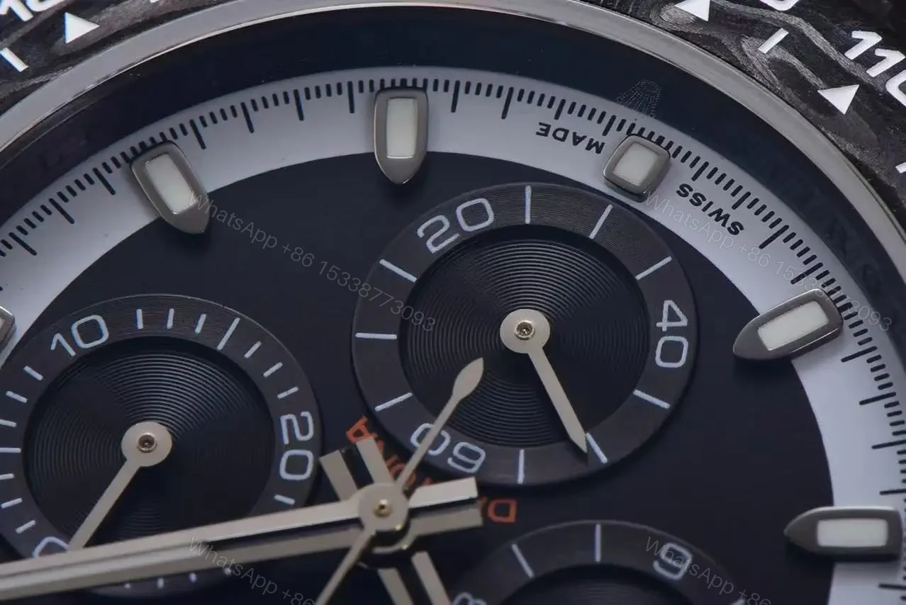 View 4 of Replica DiW Rolex Cosmograph Daytona Speedster White Carbon
