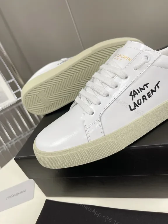 View 4 of Crisp White Leather Sneaker: Luxury Everyday Style