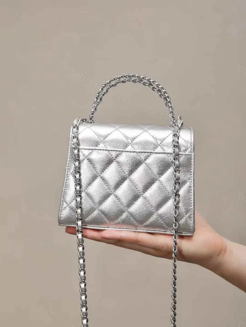 View 6 of Chanel Mini Genuine Leather