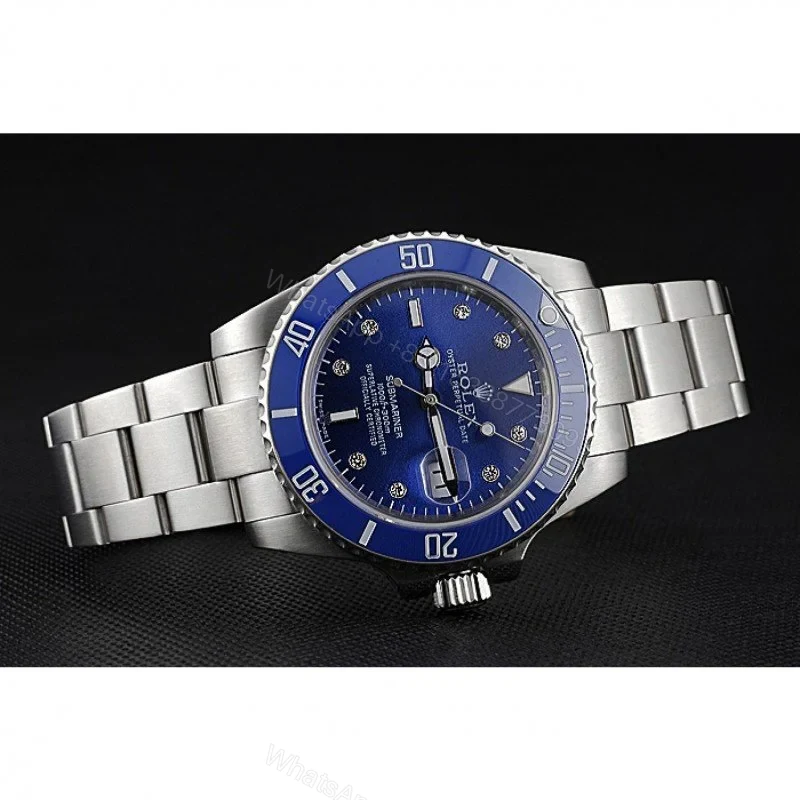 View 4 of Replica Rolex Submariner Blue Dial 622638