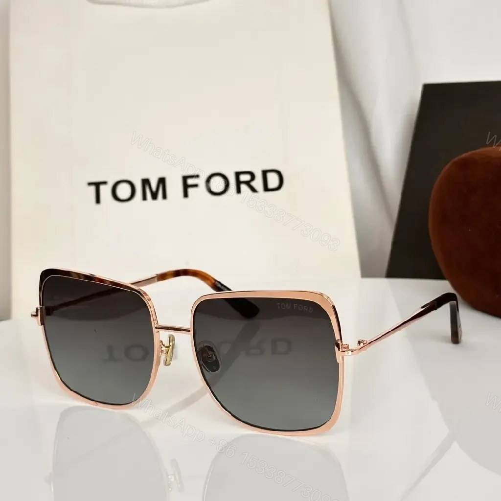 View 9 of Refined Rose-Gold Sunglasses with Sculpted Frame Detailing