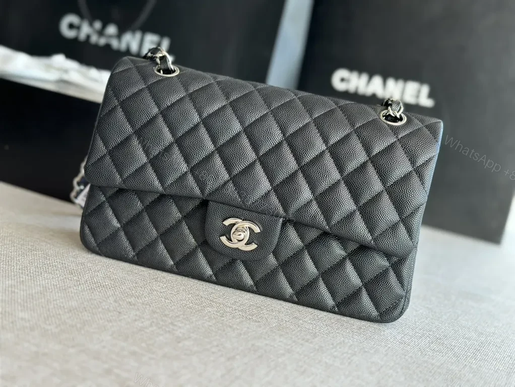 View 2 of Chic Quilted Crossbody Bag with Chain Detailing