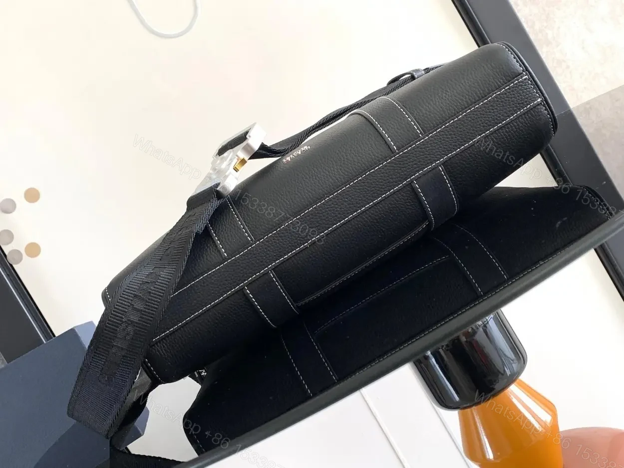 View 2 of Dior Lingot Briefcase in black grained calfskin leather
