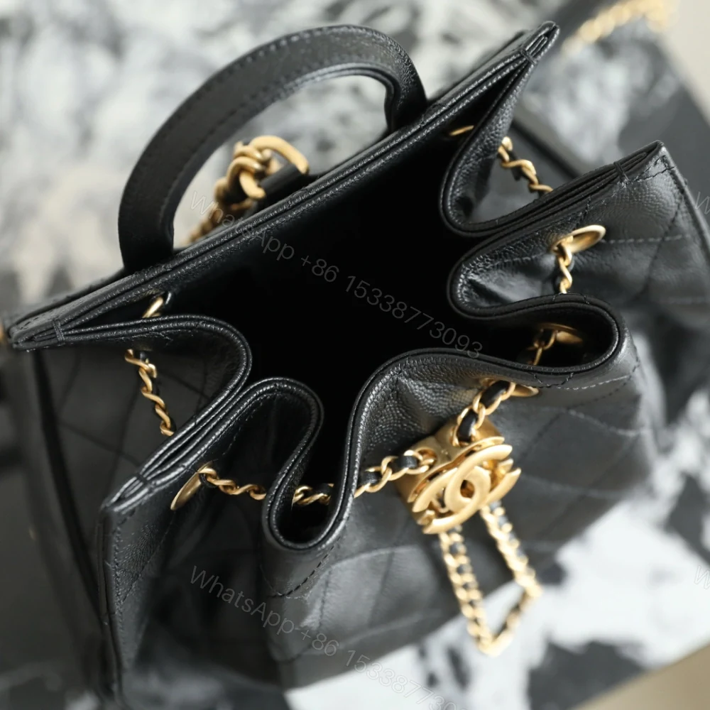 View 5 of 高仿Chanel*25B/25Bag系列AS5600雙肩包黑色中號免檢版