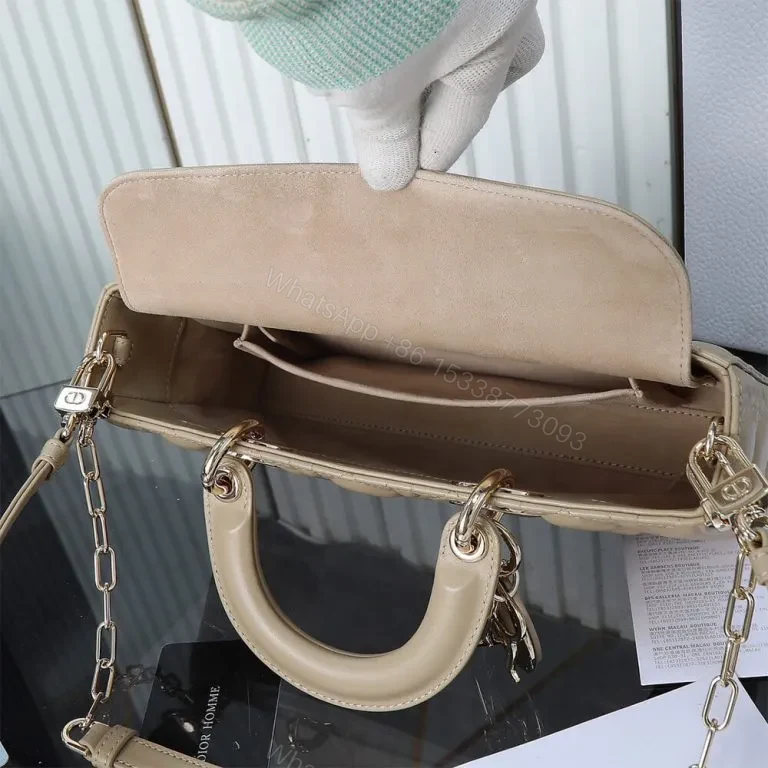 View 7 of Dior Medium Beige Lady D-Joy Bag