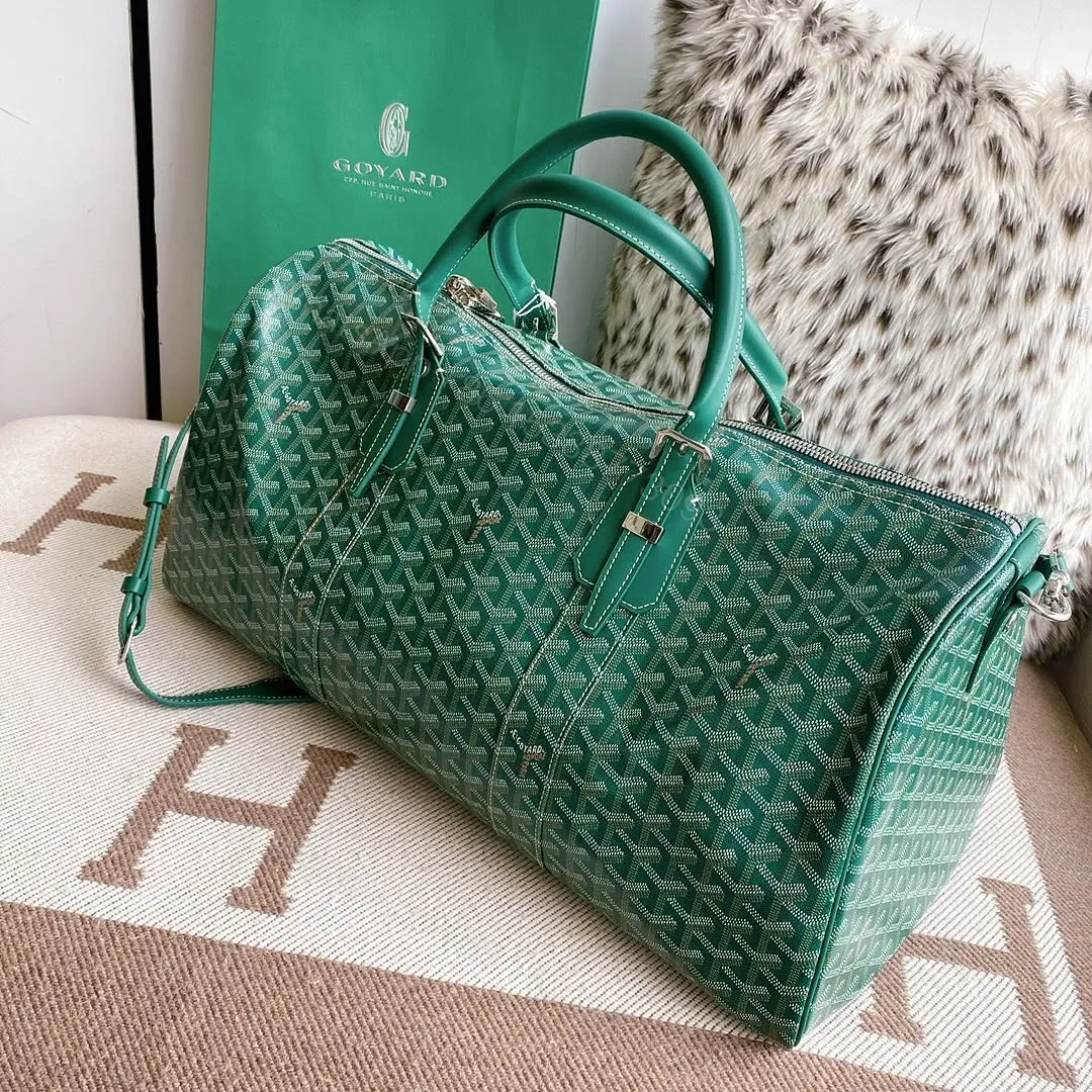 View 5 of Goyard Duffle Bag Green