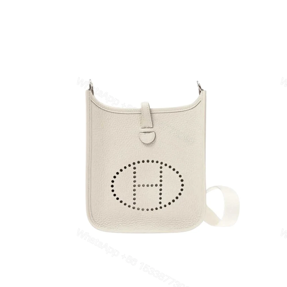 Hermes Evelyne Amazone Bag White 17cm — view 1
