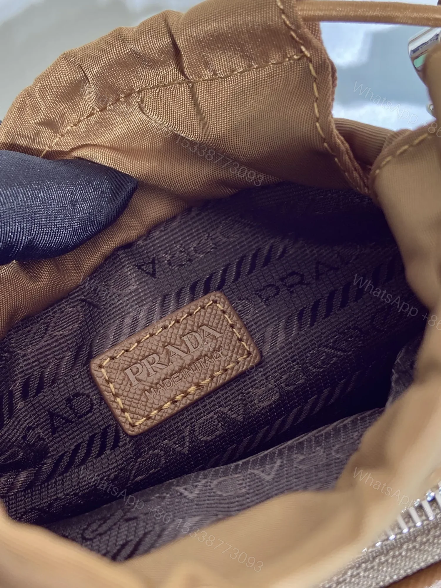 View 5 of PHONE BAG 18 IN SEPIA BROWN RE-NYLON