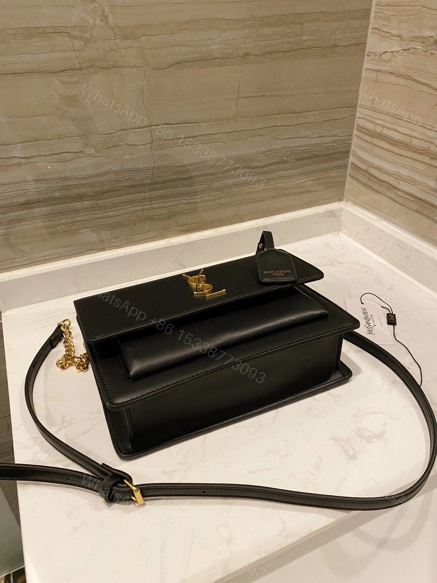 View 6 of Saint Laurent Women Medium Sunset Shoulder Bag