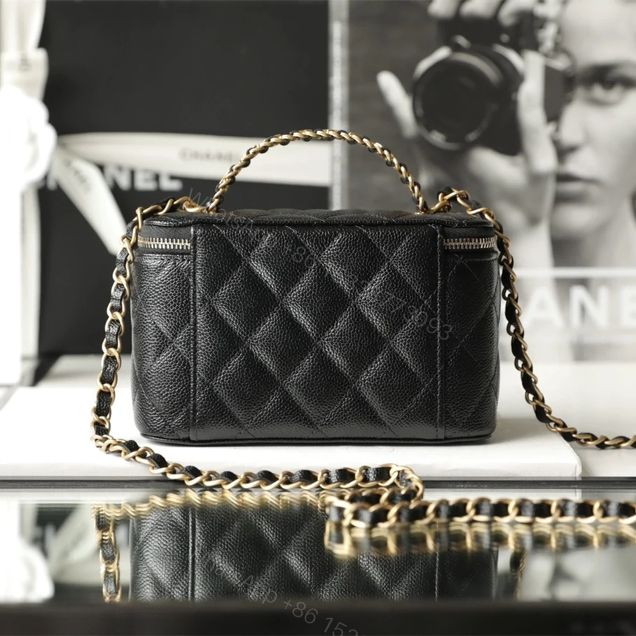 View 2 of 高仿奢侈品Chanel22S黑金化妝包免檢版