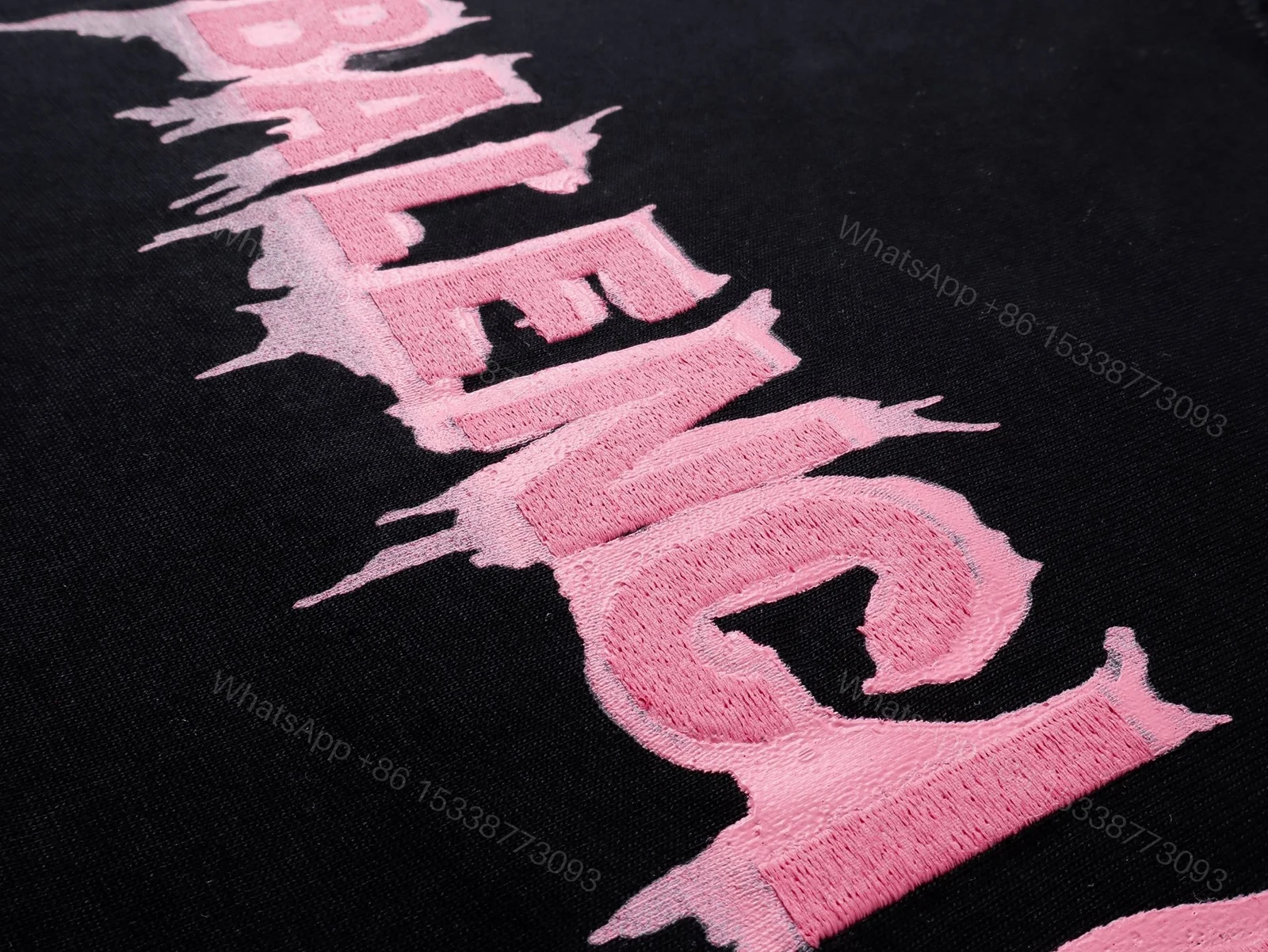 View 3 of Balenciaga Clothes Pink embroidery pattern