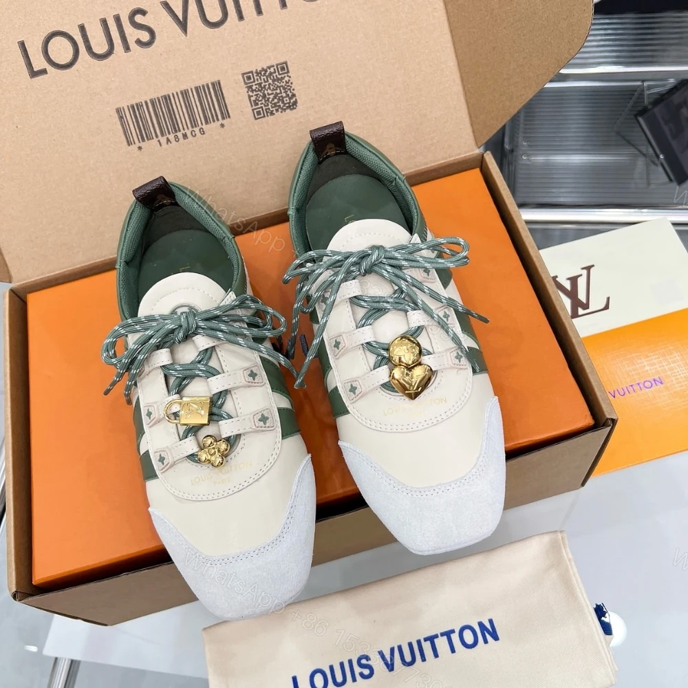 View 2 of Louis Vuitton LV Sneakerina Light Green