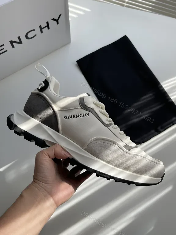 View 6 of Minimalist Contrast Runner: Premium Leather Sneakers with Subtle Branding