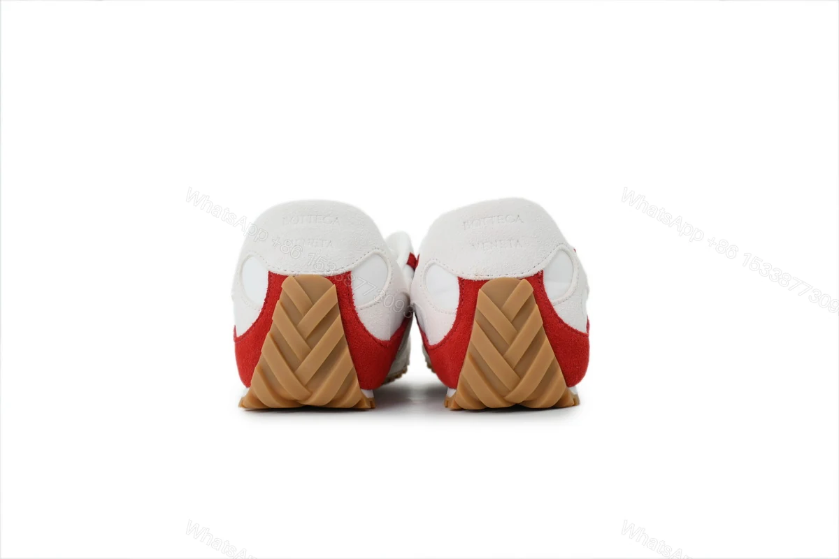 View 5 of Bottega Veneta Orbit Sneaker 'White Red' 867944 V3MS2 6189
