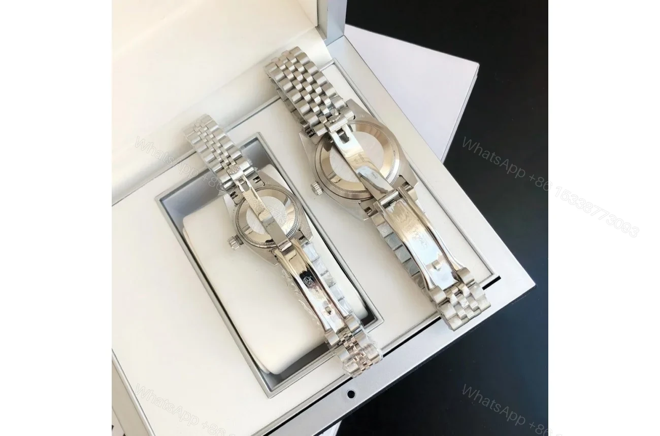 View 7 of Replica Rolex Datejust SS/SS Jub Pink/Dial 36/28 mm