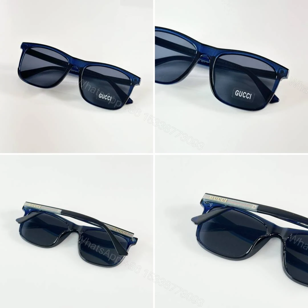 View 2 of First Copy Gucci 0381 Blue Sunglasses