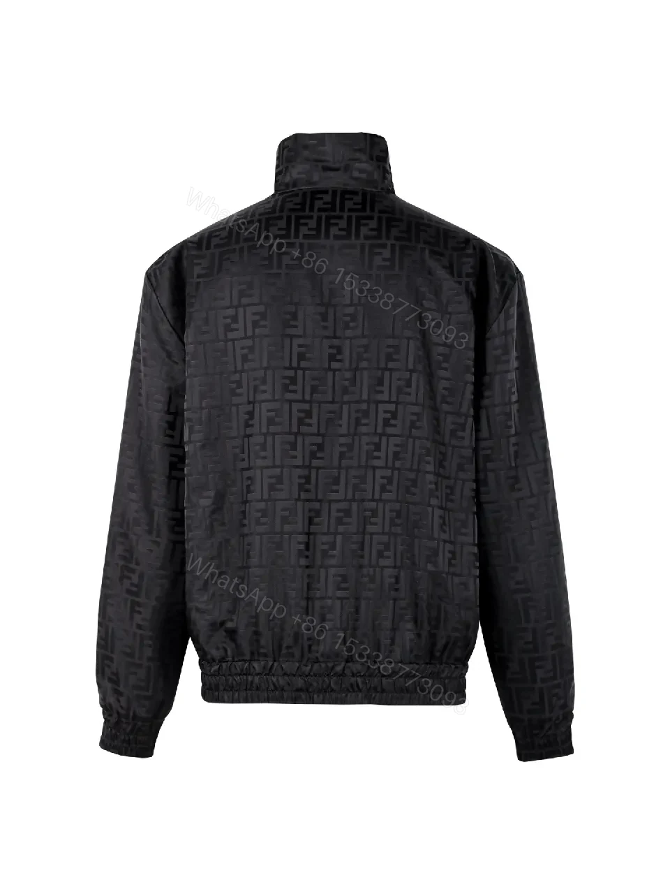 View 10 of Textured F-Pattern Windbreaker: All-Day Comfort, Modern Edge