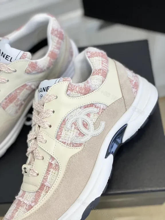 View 9 of Chanel-Inspired Knit & Suede Sneaker: Subtle Luxe Edge