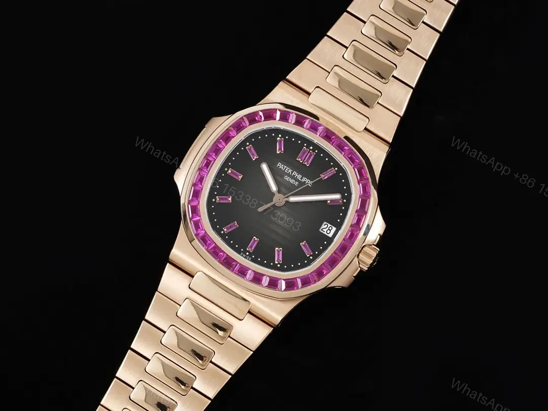 View 2 of Patek Philippe Nautilus 5711 Rose Gold Diamond PATEK-NAUT5711-RG-D