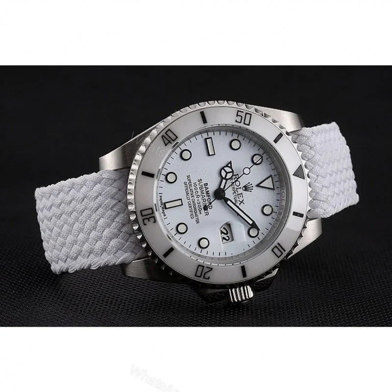 View 3 of Replica Rolex Submariner White Dial 1453867