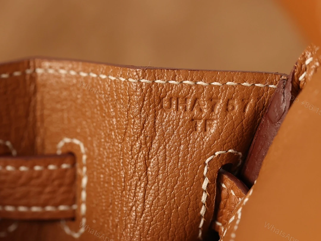 View 13 of 獨家正品級別高仿HermesBirkin25系列金棕銀扣