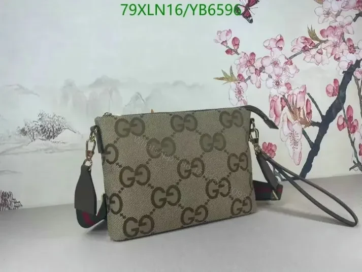 View 2 of Gucci Imitation Jumbo GG Messenger Designer Bag YB65966