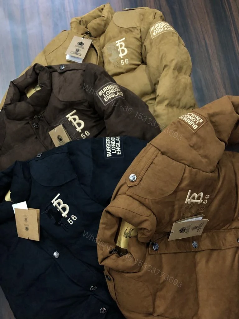 View 8 of FIRST COPY BURBERRY IMPORTED PUFFERS SUEDE JACKET