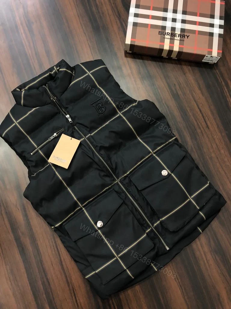 View 5 of First Copy Burberry Half Sleeves Puffer Jacket