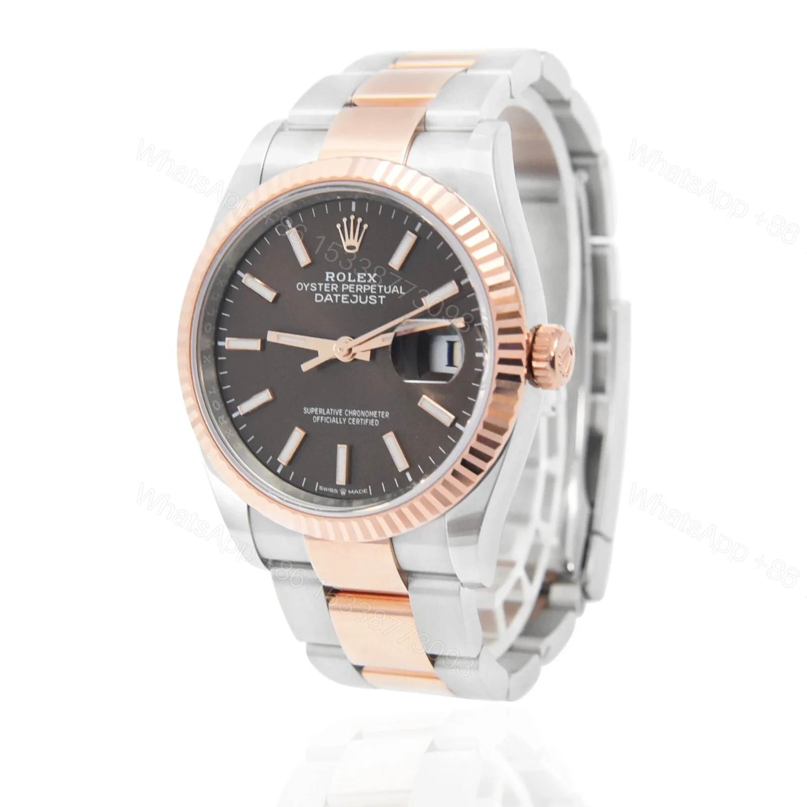 View 2 of Rolex Datejust Chocolate Dial 126231 Oyster 36 mm