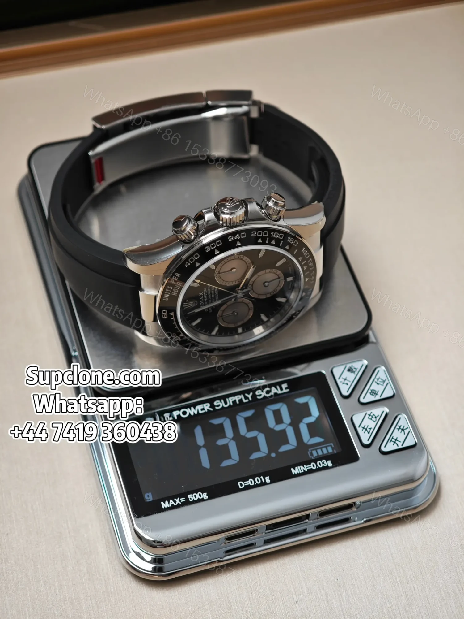 View 3 of Rolex Super Clone Daytona M126519LN-0002 Black Dial 4131 Movement