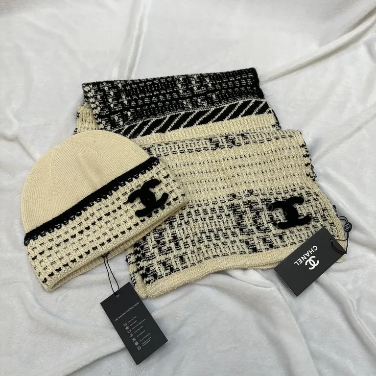View 6 of Chanel-Inspired Knit Set: Textured Black & White Luxury