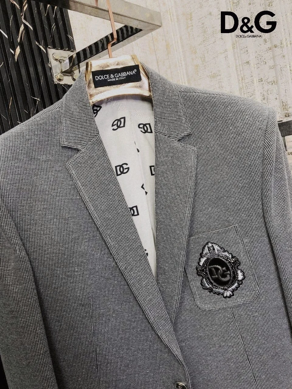 View 7 of FIRST COPY DOLCE & GABBANA IMPORTED TWEED FABRIC BLAZERS