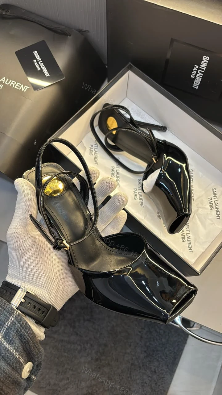 View 5 of BUY FIRST COPY YSL RETRO TRENDY HIGH-HEEL FOR WOMEN