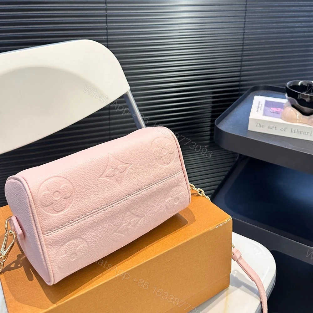 View 5 of Louis Vuitton Speedy Bandoulière 20 Monogram Pink 20Cm M47136