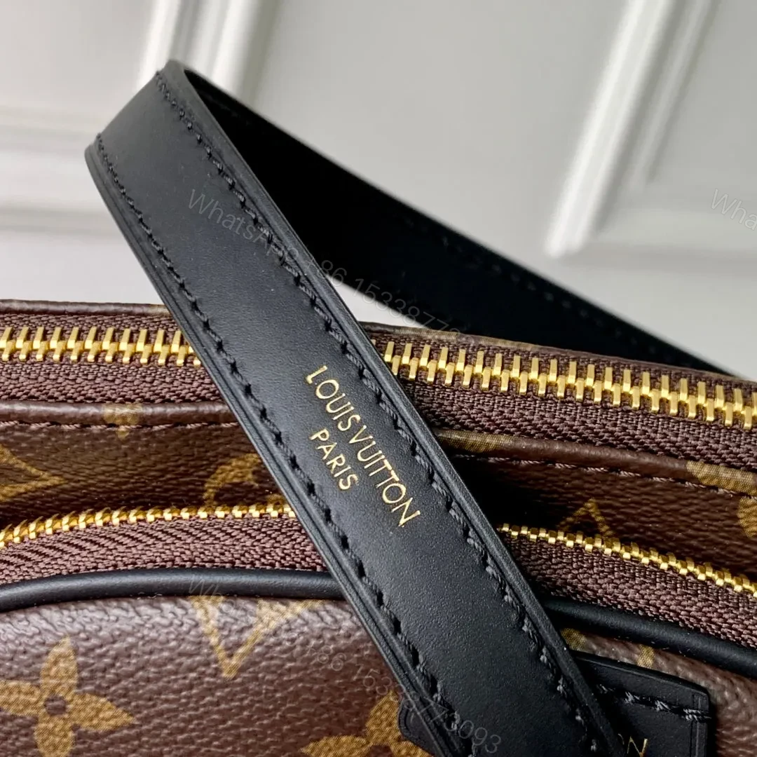 View 5 of LV KEEPIT BUMBAG 29 IN BROWN DAMIER AZUR COATED MONOGRAM CANVAS
