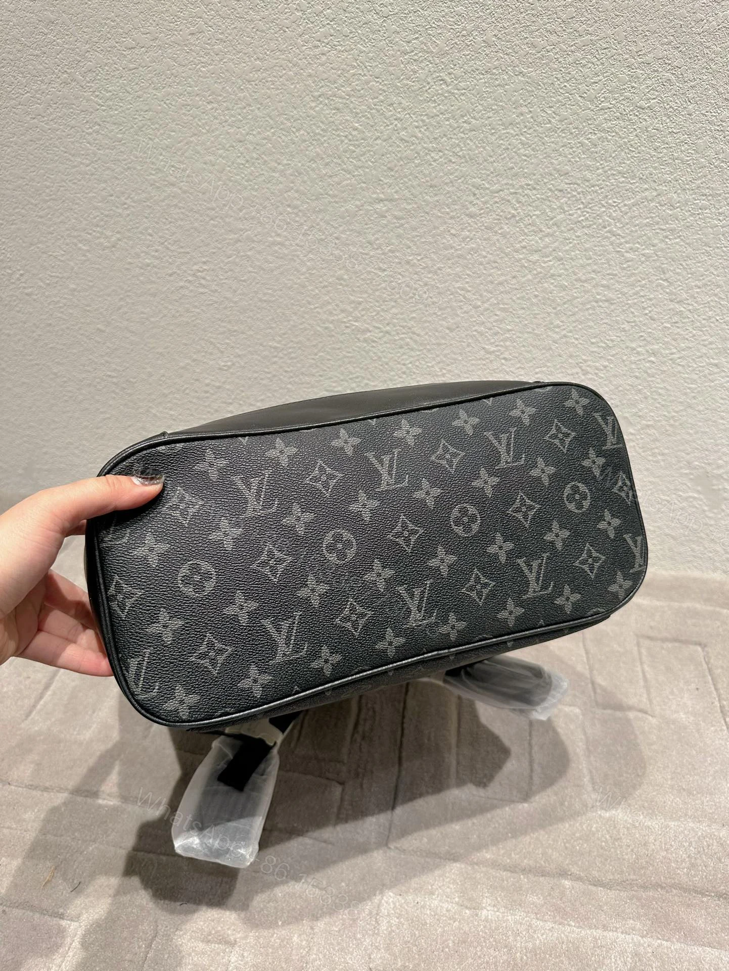 View 4 of Louis Vuitton Monogram Eclipse Steamer Backpack