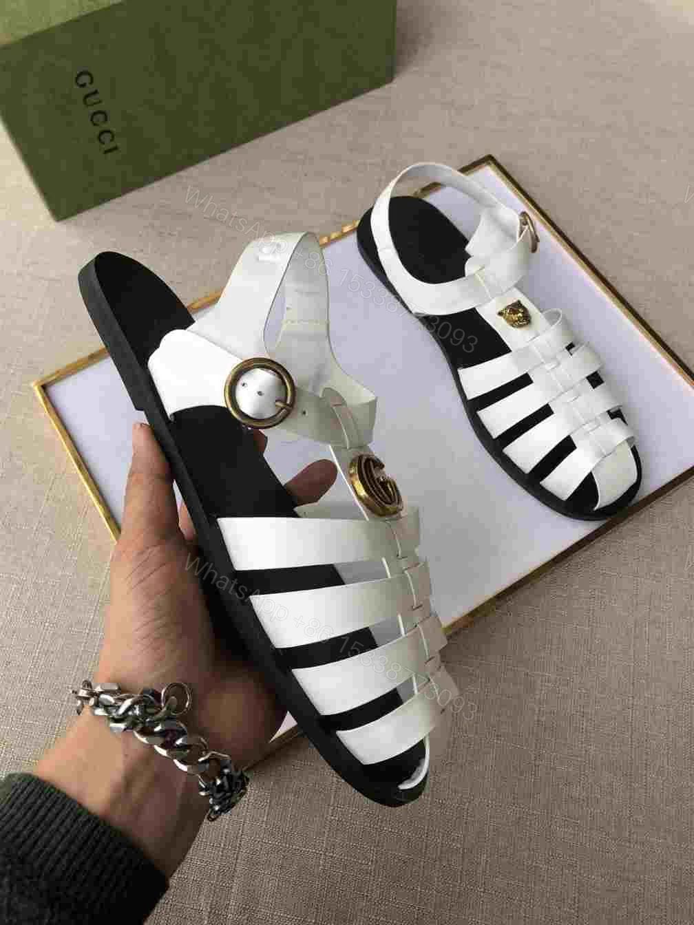 View 4 of GUCCI SANDAL WITH DOUBLE G – SDG008