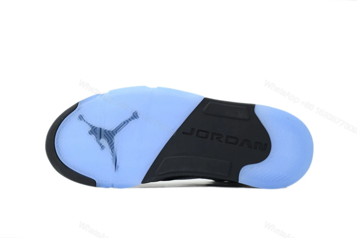 View 4 of Air Jordan 5 Retro 'Black University Blue' 2026 DD0587-008