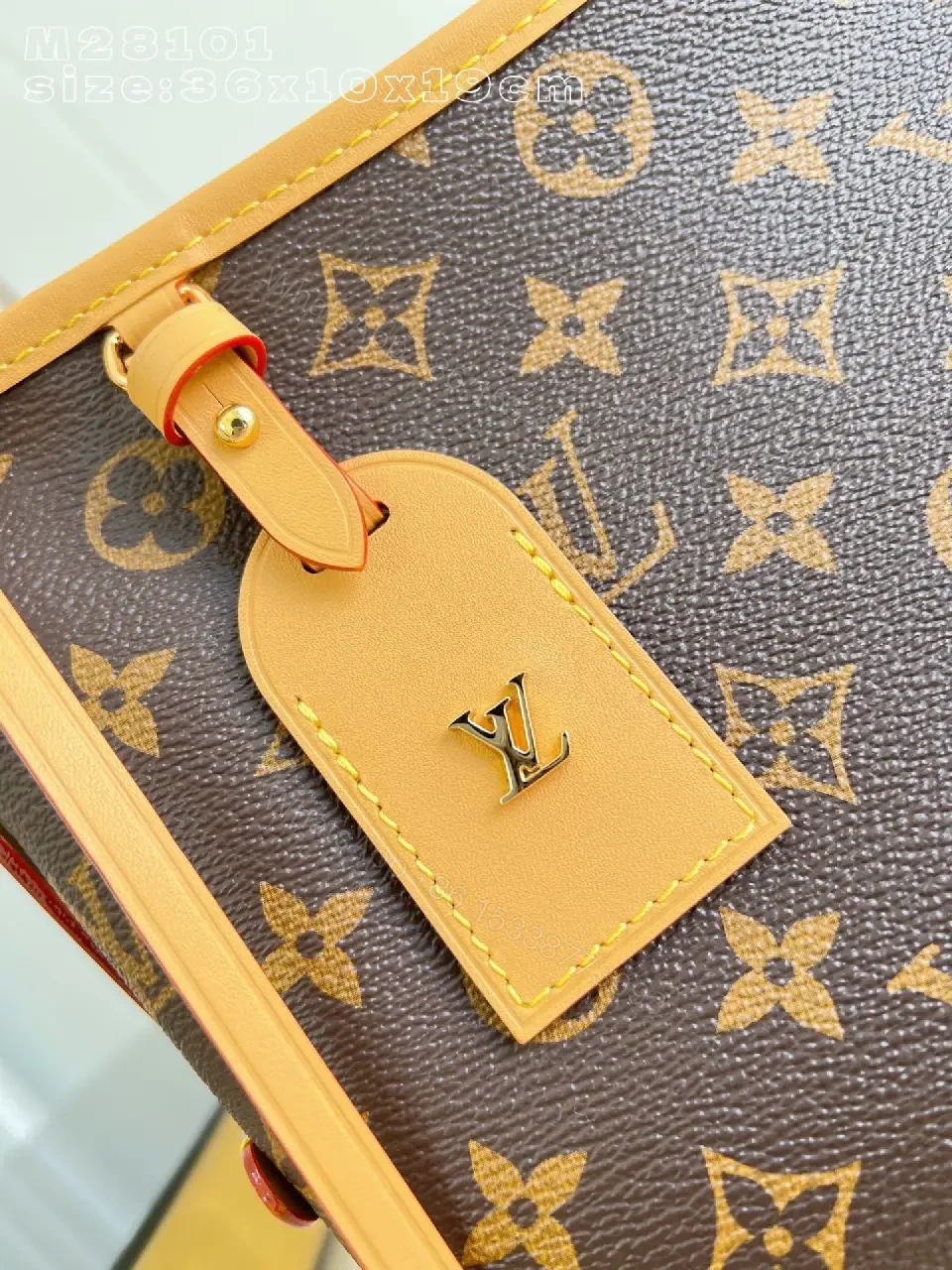 View 4 of Monogram Crossbody: Modern Luxe, Compact Everyday Bag