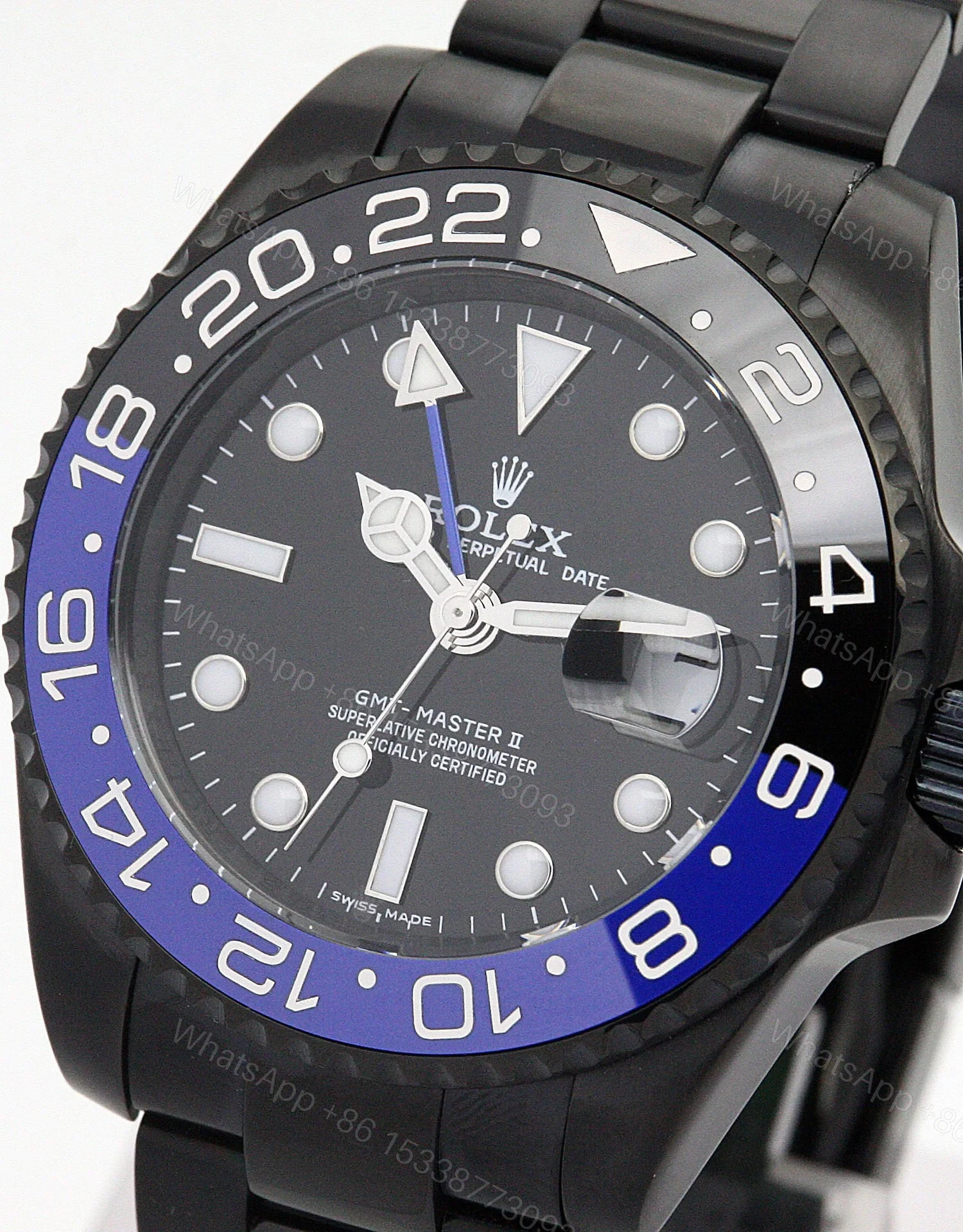 View 3 of Replica Rolex GMT Master Black Dial 176200