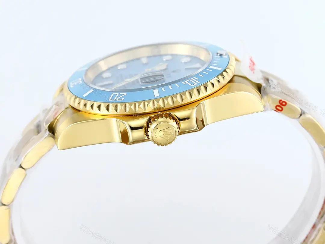 View 5 of Best Rolex Blaken Tiffany Gold replica 40MM Gold Oyster Bracelet Edition RG-BLAKEN-TIFFANY-GOLD-OYSTER-40