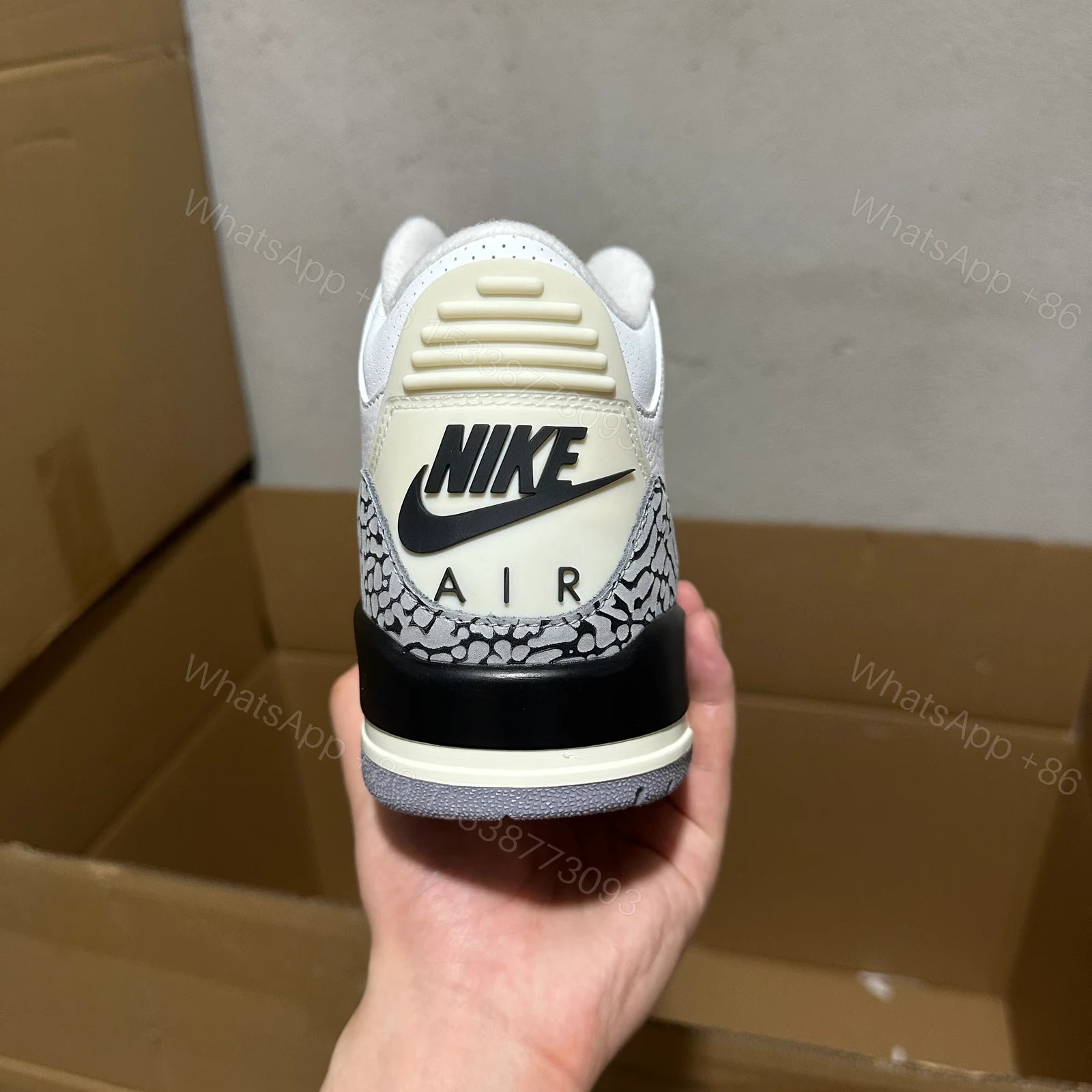 View 10 of Jordan 3 Retro White Cement Reimagined