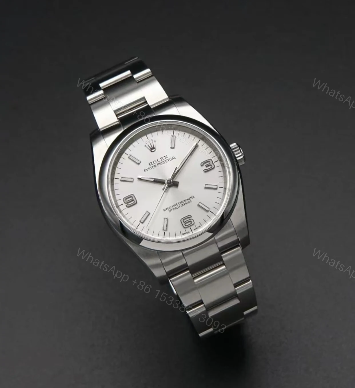 ROLEX A貨 男款 Oyster Perpetual 白面機械腕錶 簡約百搭款 — view 1