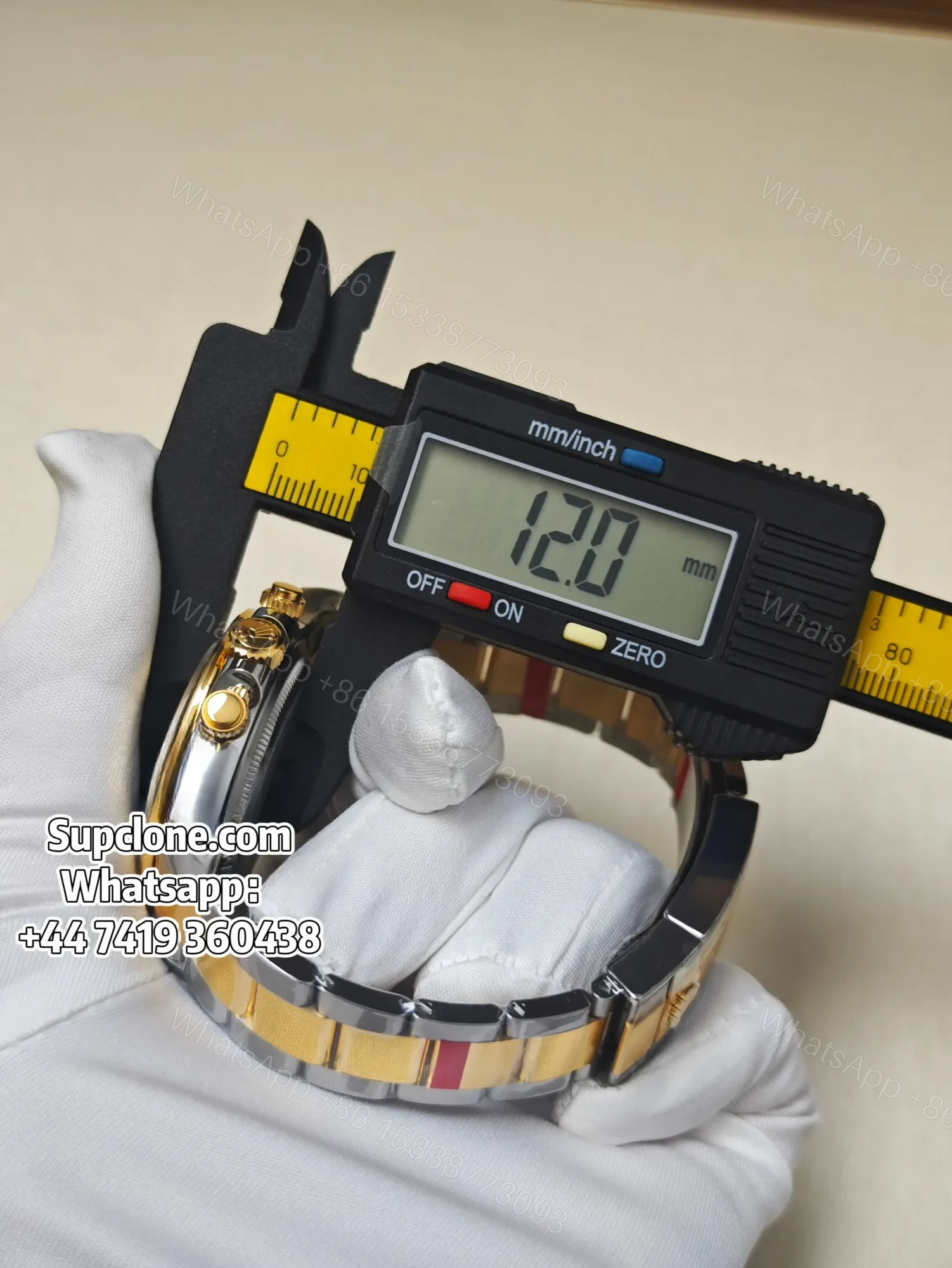 View 16 of Rolex Super Clone Daytona M126503-0003 Two-Tone Black Dial 4131 Movement
