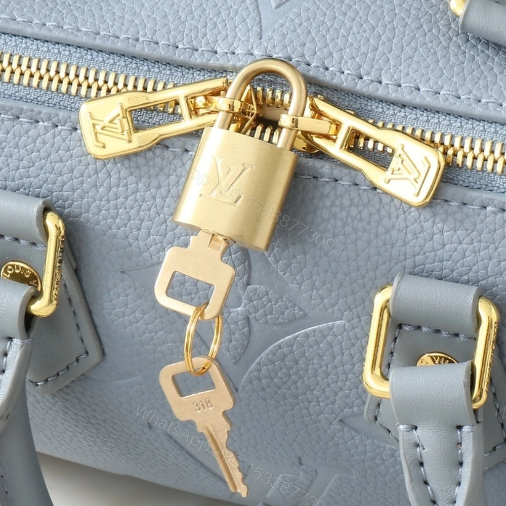 View 5 of Louis Vuitton Speedy Bandoulière 20 Bag Light Blue 20Cm