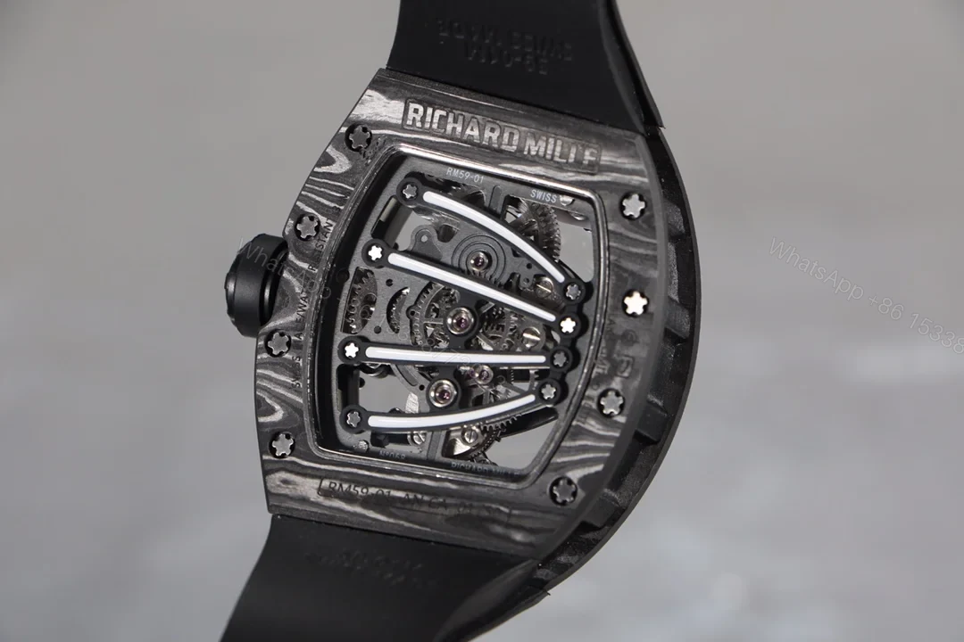 View 6 of Richard Mille RM59-01 Green Lizard Tourbillon TPT Carbon Fiber Edition RM59-01-GREEN-LIZARD-TOURBILLON-TPT