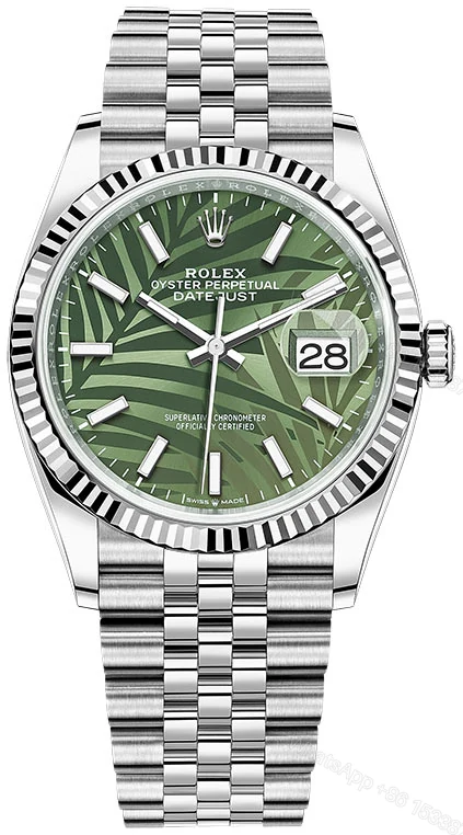 Replica Rolex Datejust Palm Motif Dial 126234-0047 36 mm — view 1