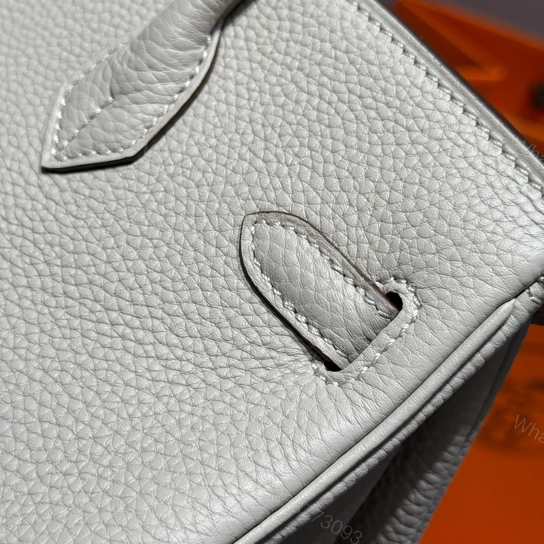 View 7 of HERMES BIRKIN 25CM BEIGE TOGO LEATHER GOLD HARDWARE